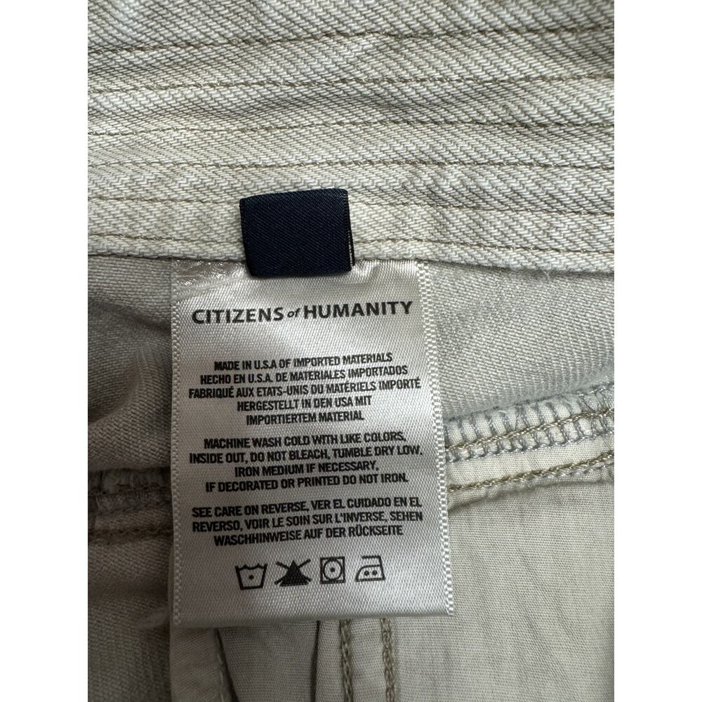 Citizens of Humanity Women's Jeans Beige Size 28 Maeve Pleated Jean High Rise - Picture 5 of 5